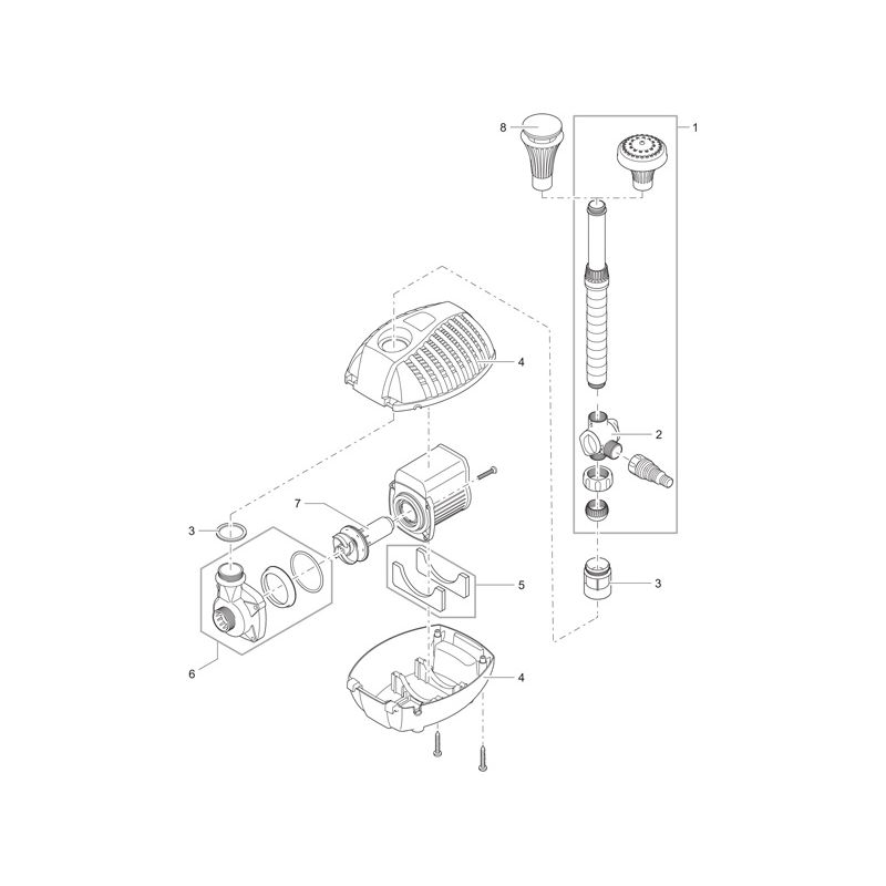 Schema Aquarius Fountain Set Eco 5500 Oase