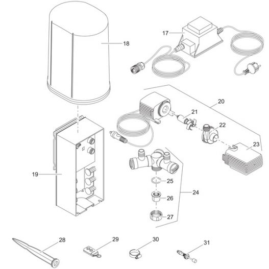 Schema 2 Water Jet Lightning Oase