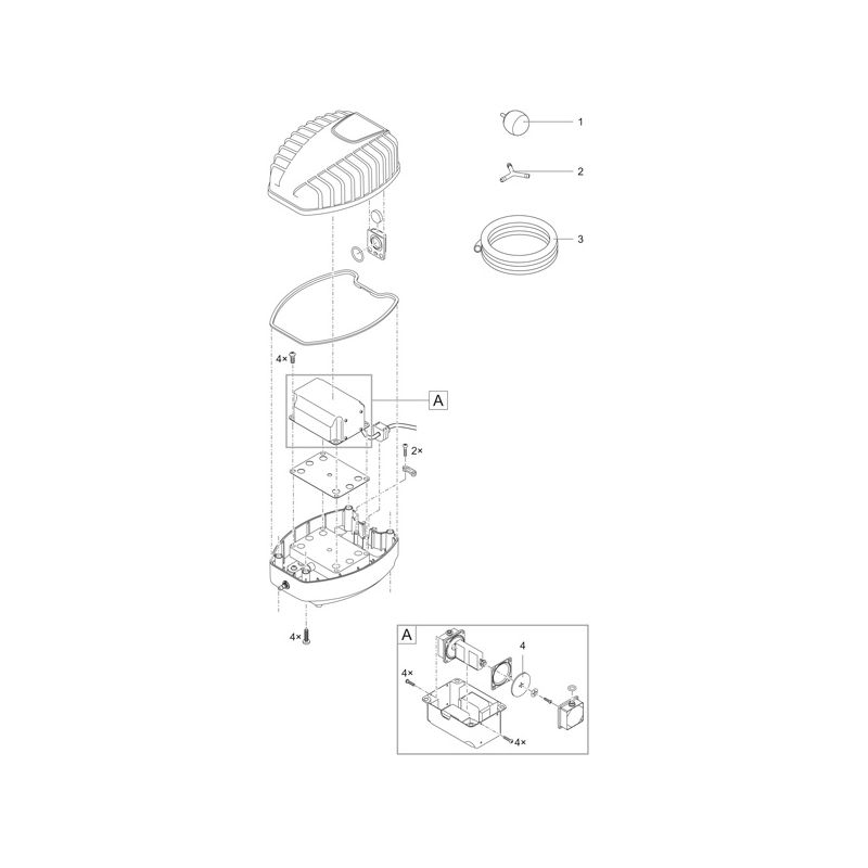 Schema AquaOxy 500 Oase Oxygénation flexible