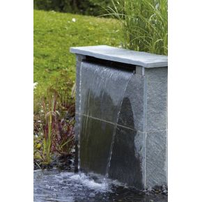 Exemple 2 Lame d'eau en acier inox Waterfall 60 cm OASE