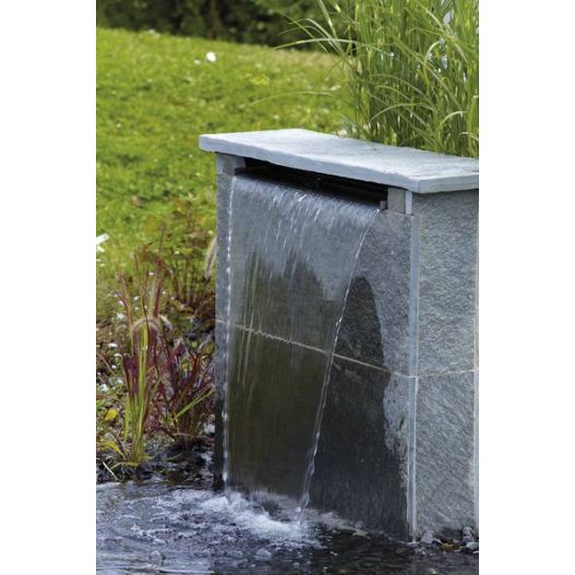 Exemple 2 Lame d'eau en acier inox Waterfall 60 cm OASE