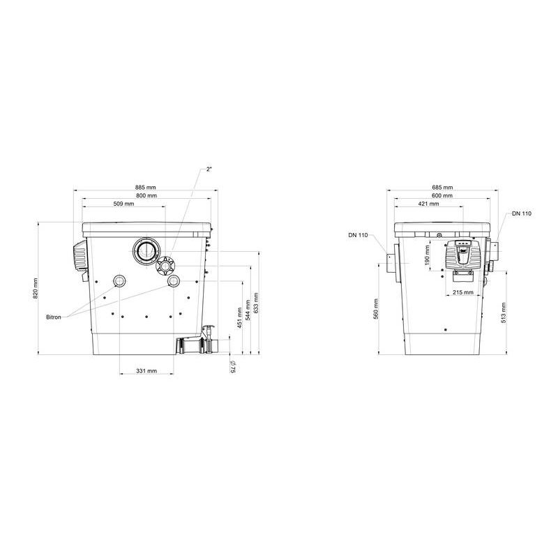 Schema ProfiClear Premium Compact EGC Pompage OASE