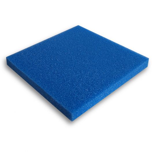 Mousse filtrante bleue 100x100x5cm Grossière