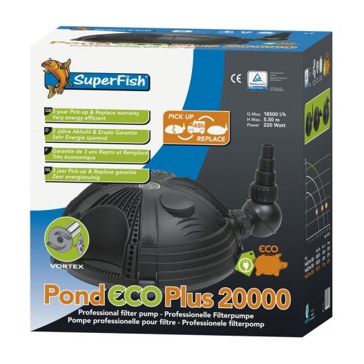 Pompe de bassin PondEco Plus 20000 Superfish