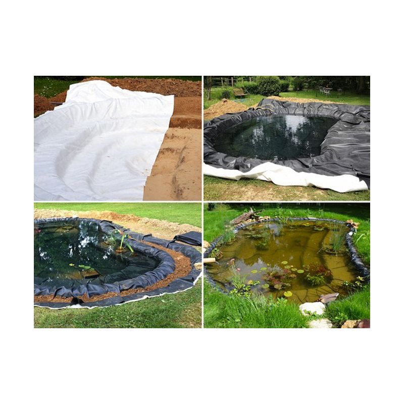 Bâche Pour Bassin Durable Pour Piscines-1x3m 4x4m 7x10m, Bâche D'étang  Indéchirable, HDPE Extérieur Étang Membrane Imperméable Pour Réserve D'eau  L'aquaculture/Bassin De Racines De Lotus ( Size : 10x1 : : Jardin