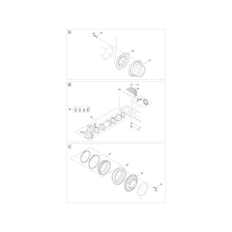 Schema 3 ProfiClear Premium Module Moving Bed Oase