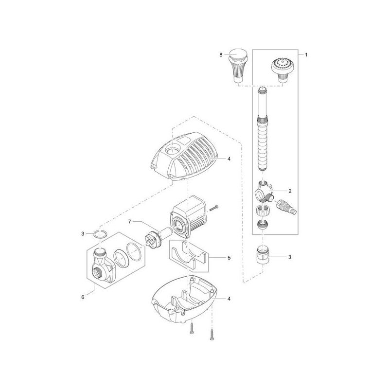 Schema Aquarius Fountain Set Eco 7500 Oase