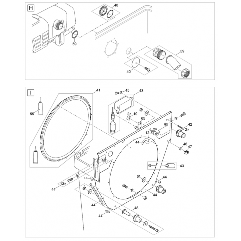 Schema 9 ProfiClear Premium DF-L Pump-Fed EGC