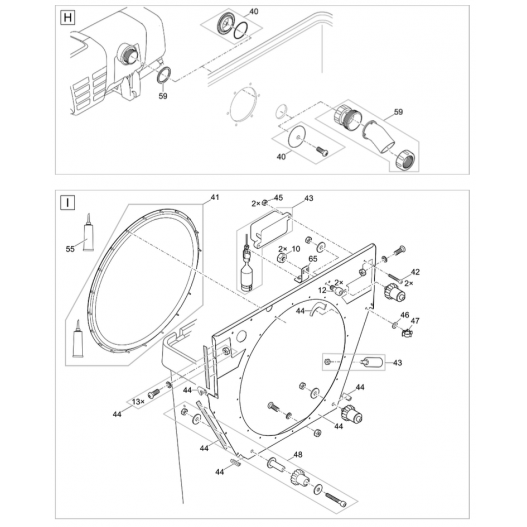 Schema 9 ProfiClear Premium DF-L Pump-Fed EGC