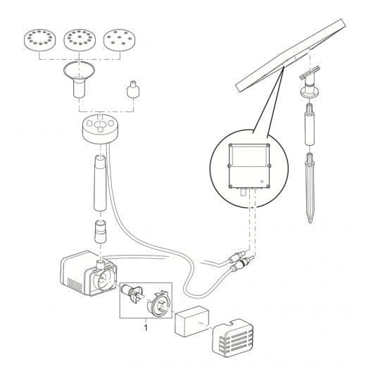 Schema Pontec PondoSolar 250 Control