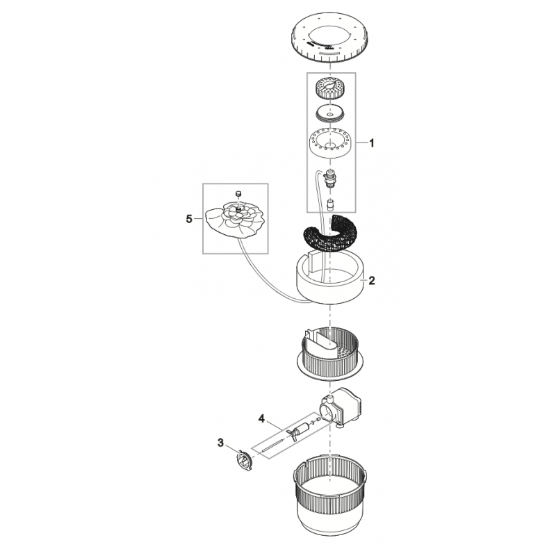 Schema Pontec PondoAir Set 1200 LED