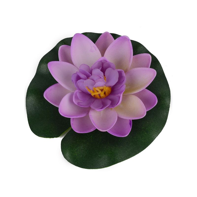 FLEUR FLOTTANTE ARTIFICIELLE VIOLETTE Ø17CM