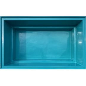 Bassin Rectangulaire 340 x 215 x 90 cm 5000L Bleu