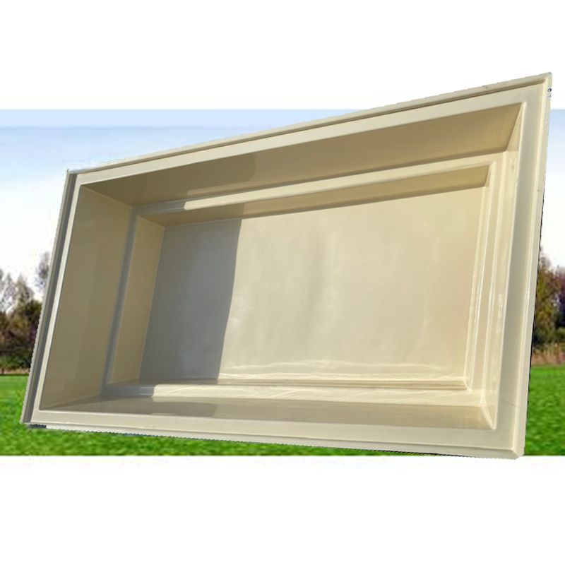 Bassin Rectangulaire 340 x 215 x 90 cm 5000L Beige