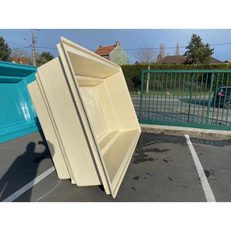 Bassin Rectangulaire 340 x 215 x 90 cm 5000L Beige