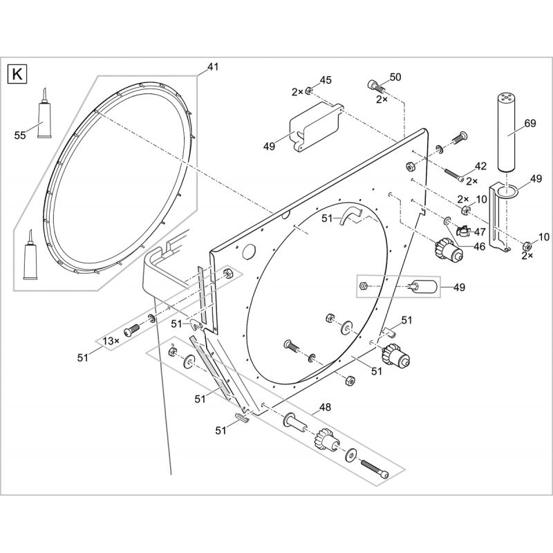 Schema 2 ProfiClear Premium DF-L gravity-fed EGC