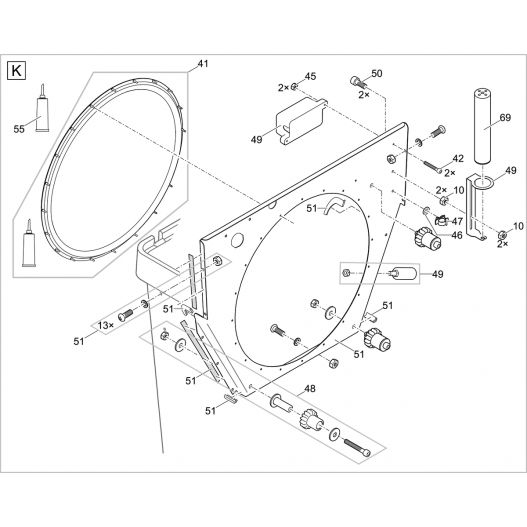 Schema 2 ProfiClear Premium DF-L gravity-fed EGC