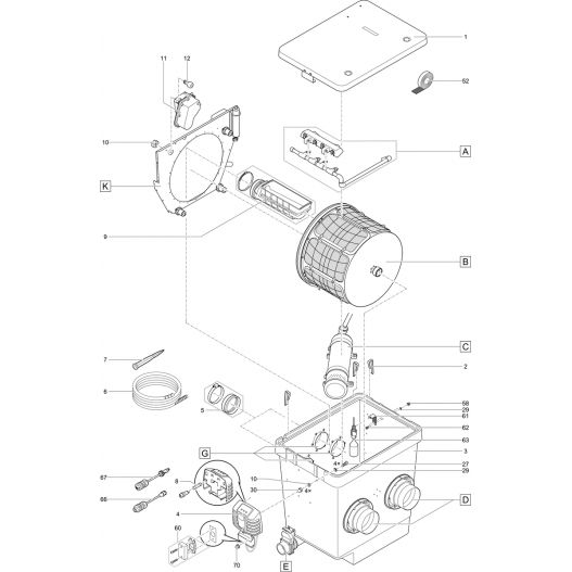 Schema 3 ProfiClear Premium DF-L gravity-fed EGC