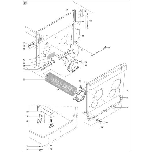 Schema 4 Proficlear premium compact L EGC pompage OASE