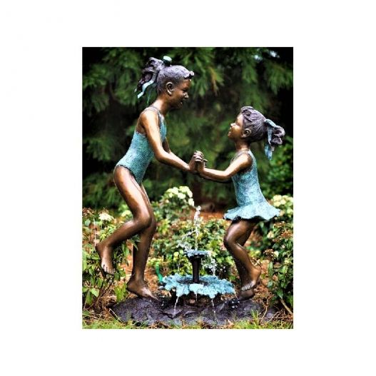 Statue Bronze la danse des filles