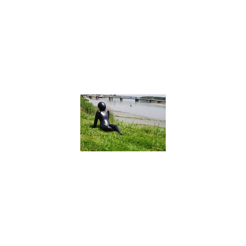 Photo 1 Deco femme assise noir