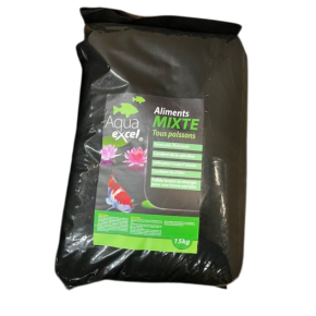 Nourriture poisson Eco Recharge Aqua Excel Mixte 15kg