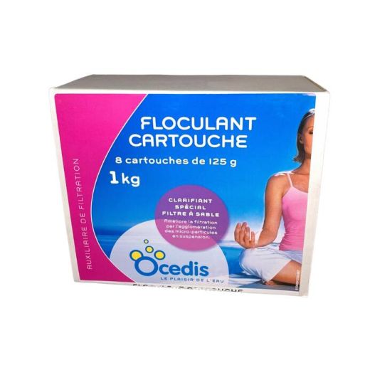 Floculant Cartouche 8x125g  1KG