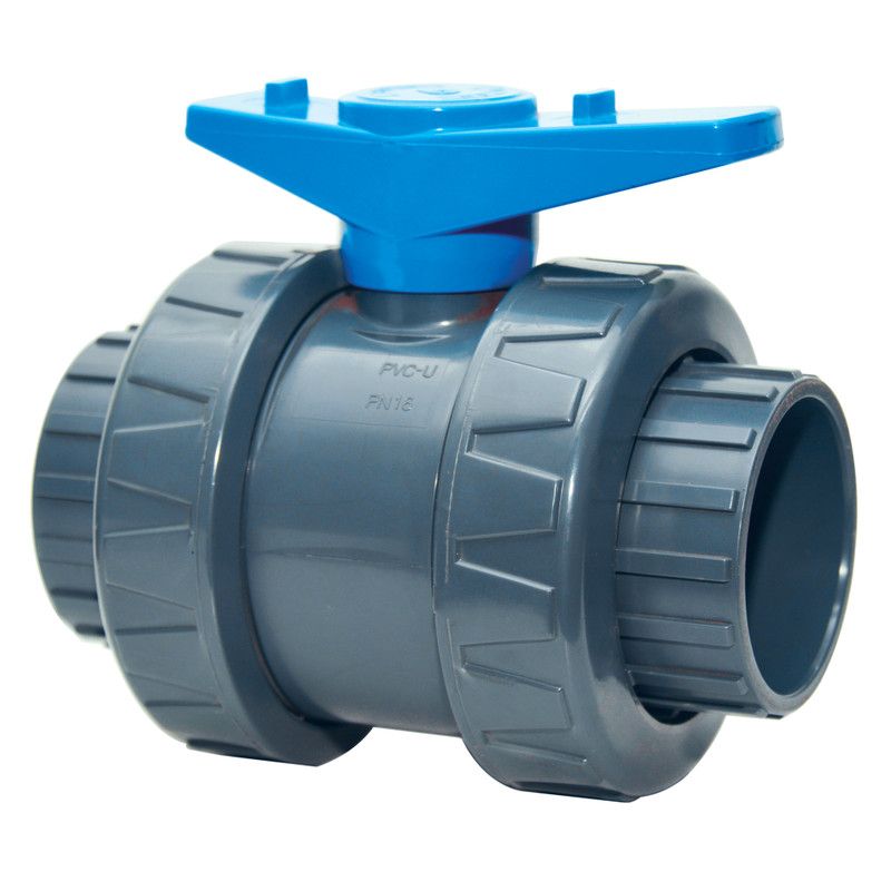 Vanne double union D63 mm