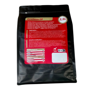 Nourriture poisson Carpe Koi Excellence OR Boost 2,5L Aqua Excel