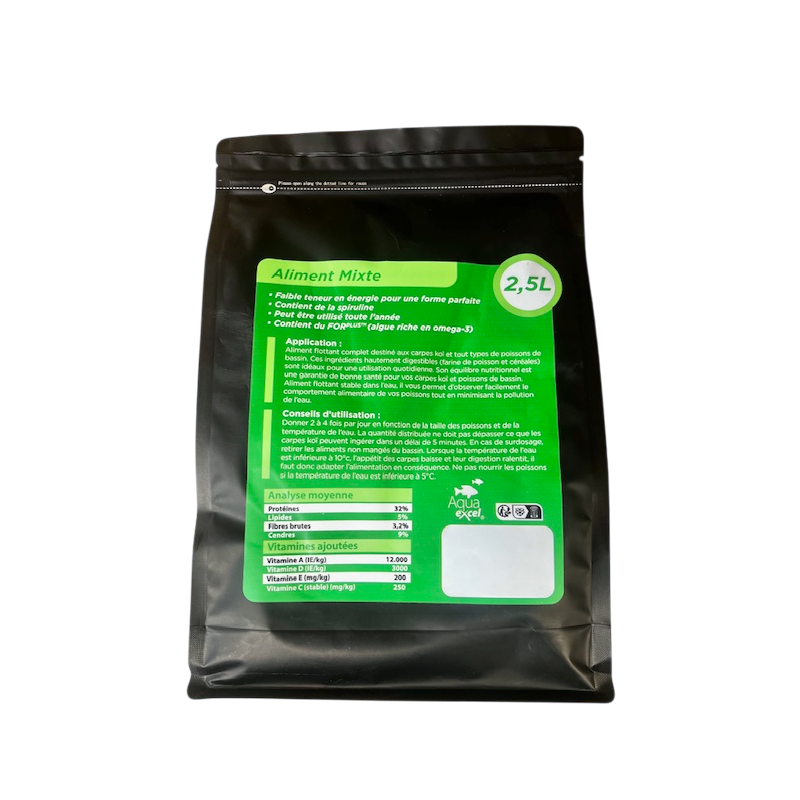 Nourriture poisson Aqua Excel Mixte 2,5L
