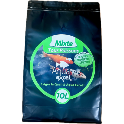 Nourriture poisson Mixte 10L Aqua Excel