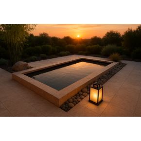 Mini Piscine kit prêt à poser 343 × 212 × 91cm