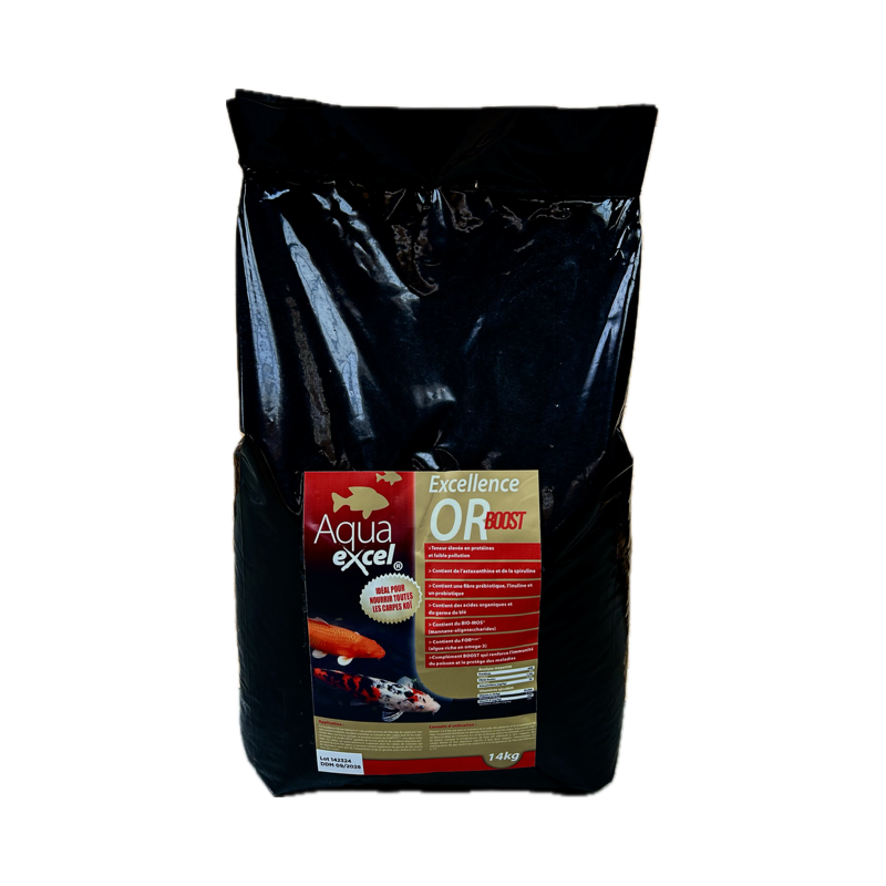 Nourriture poisson Eco Recharge Carpe Koi Excellence OR Boost 14 kg Aqua Excel
