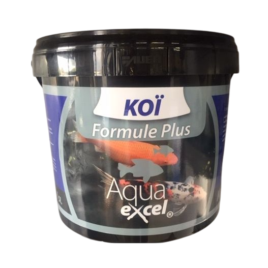 Nourriture Carpe Koi Formule plus 10L Aqua Excel