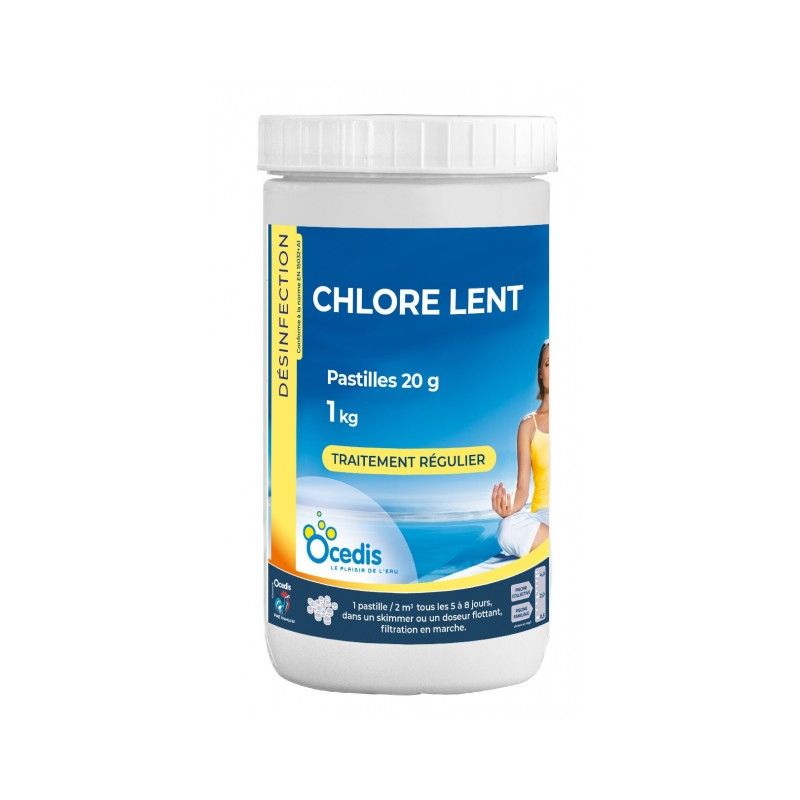 Chlore lent 250 5kg Ocedis