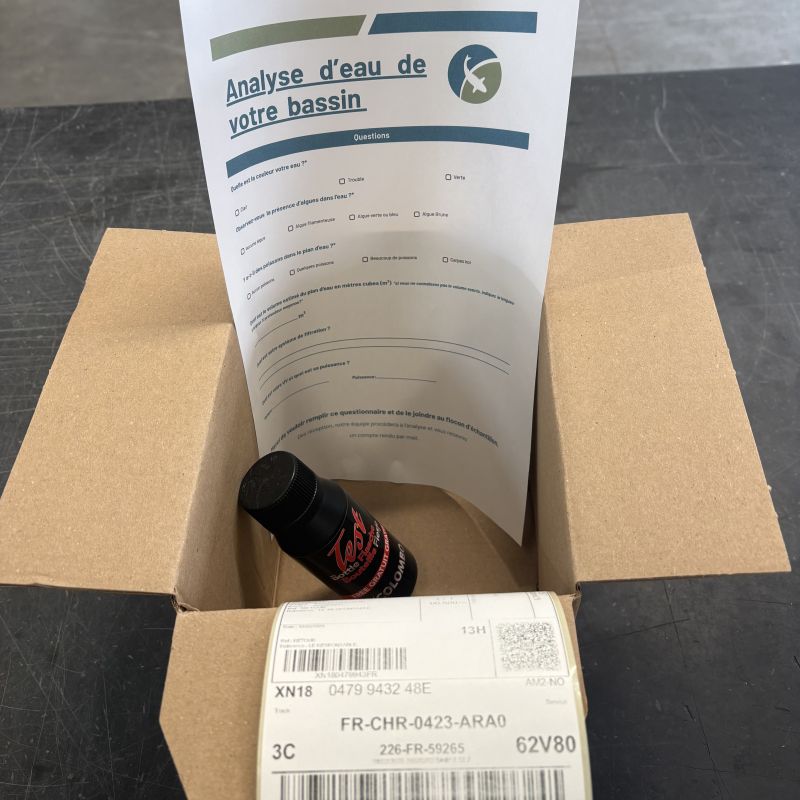 comptoir analyse d'eau expert bassin