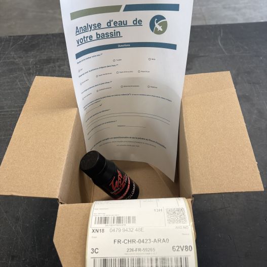 comptoir analyse d'eau expert bassin