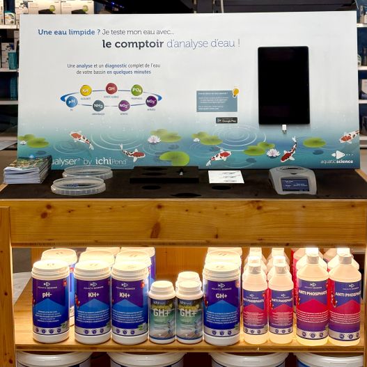 comptoir analyse d'eau expert bassin