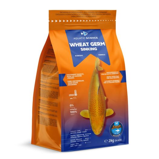 Nourriture poisson Wheat Germ Sinking M 2KG aquatic science