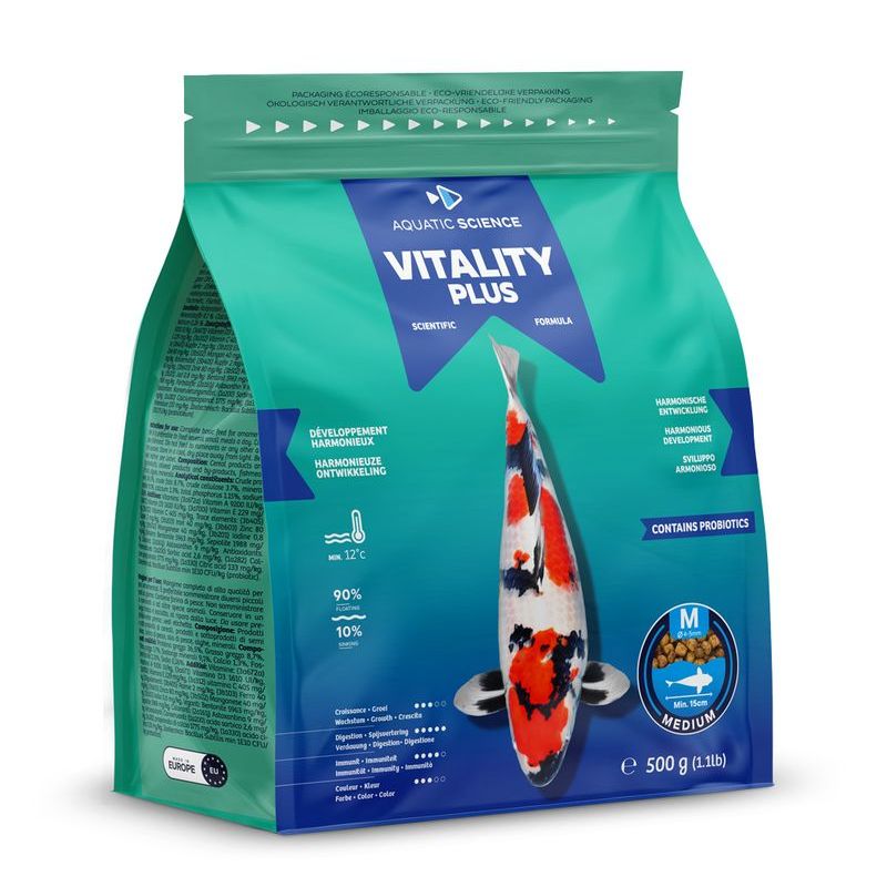 Nourriture poisson Vitality Plus M 0.5KG