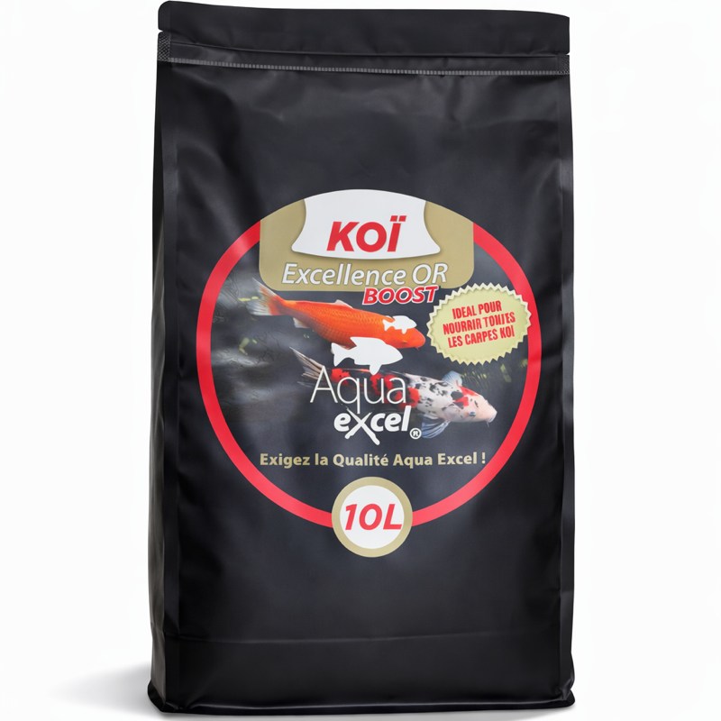 Nourriture Carpe Koi Excellence OR Boost  10L Aqua Excel