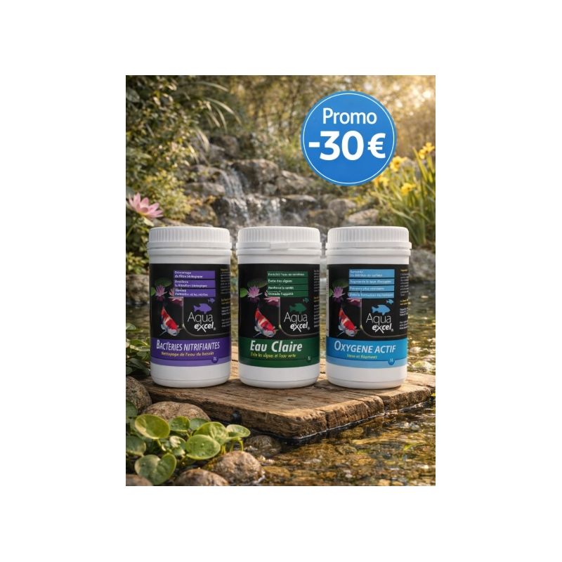 Kit démarrage bassin – Eau claire rapide & équilibre biologique