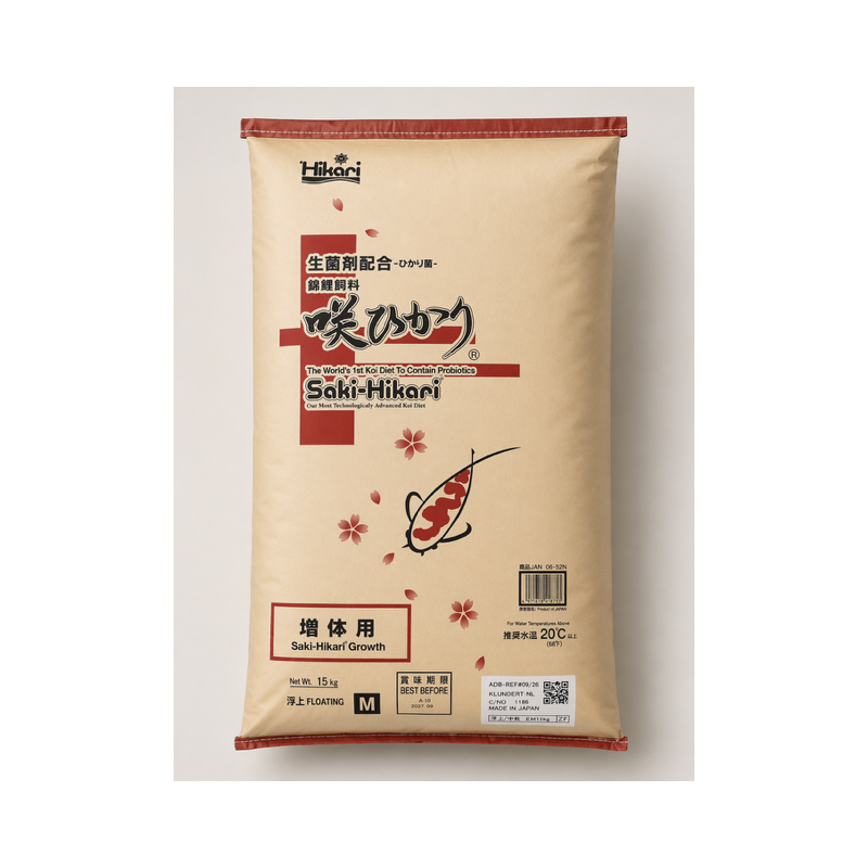 Nourriture Koï Saki Hikari Growth M 15Kg