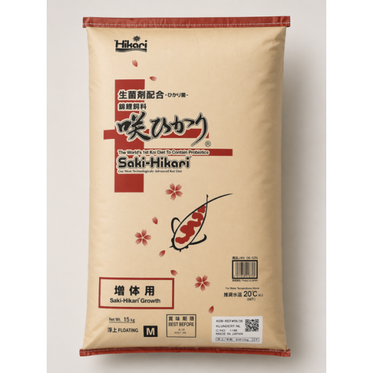 Nourriture Koï Saki Hikari Growth M 15Kg