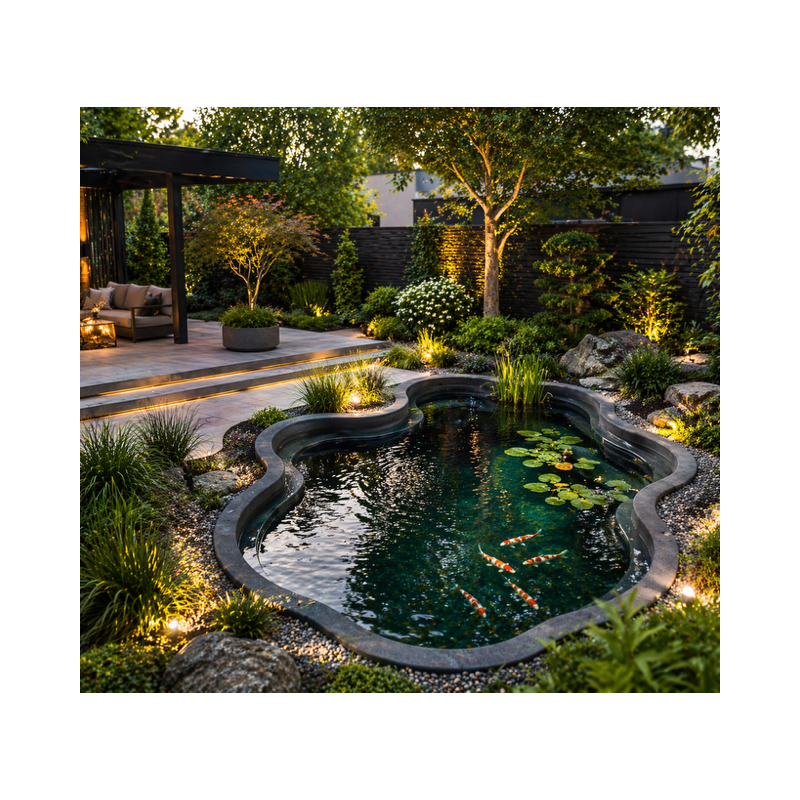 réalisation Bassin de jardin Préformé Expert 3600L