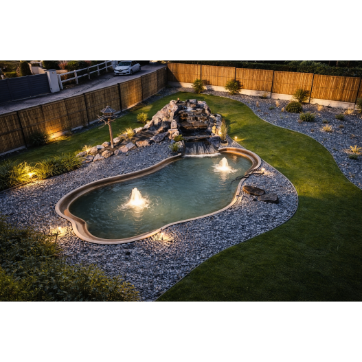 Bassin de jardin Préformé Expert 13000L L'Eau Douce