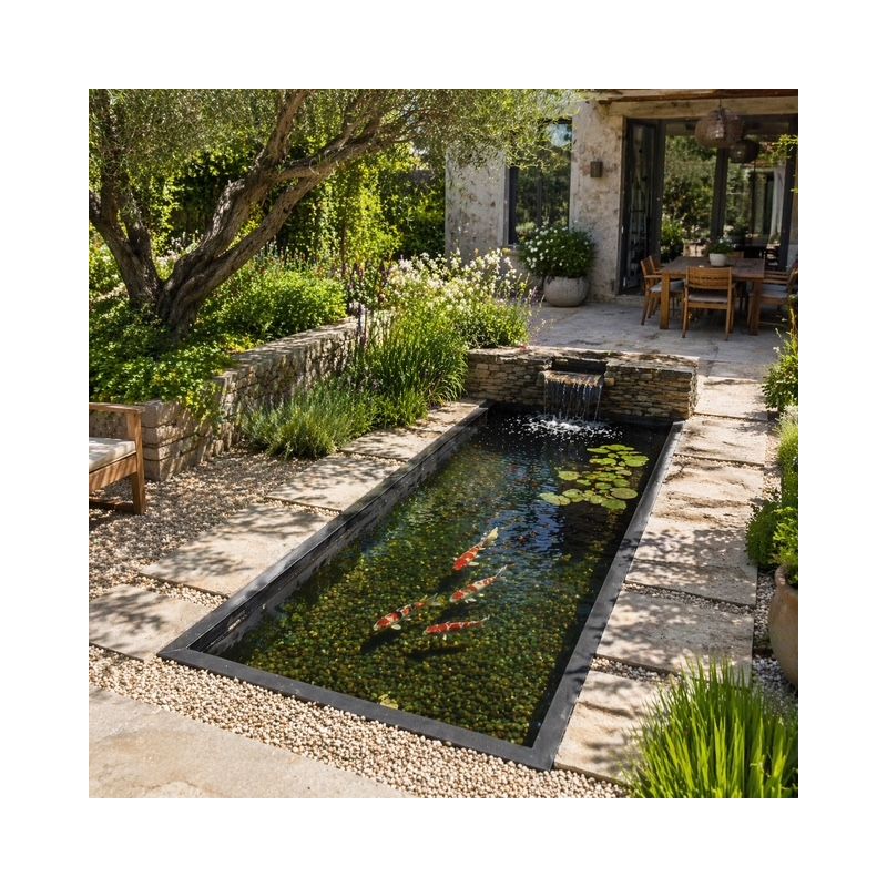 Bassin Rectangulaire 400 x 215 x 58 cm 3800L