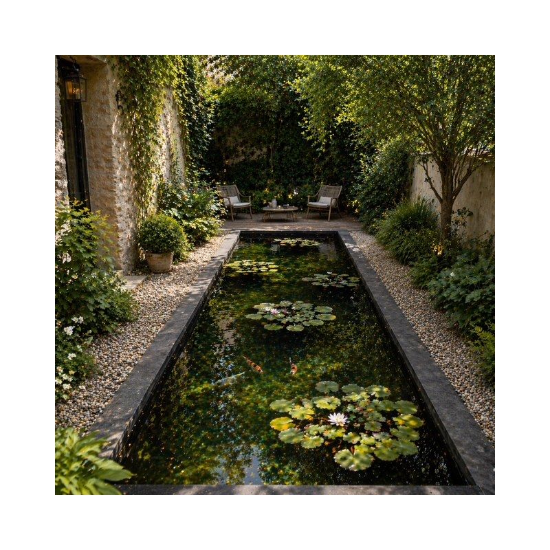 Bassin rectangulaire 305 x 155 x 80 cm 3400L
