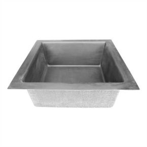 Bassin carré 70x70x35 cm 110L