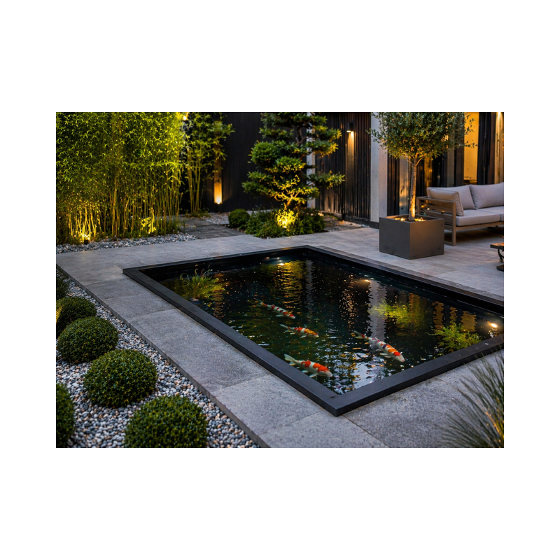 Bassin Rectangulaire 220x220x60 cm 2400L